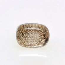  Pavé Diamond Ring with Acrylic Top