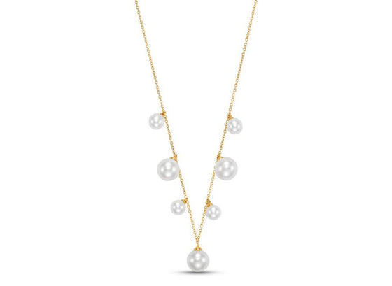 Mastoloni Lidia Pearl Charm Necklace