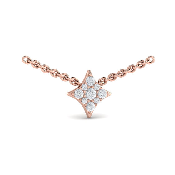 Vlora Star Multi Diamond Necklace