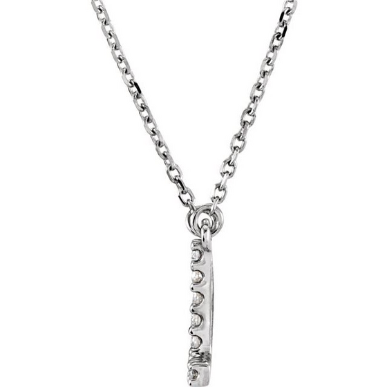 Diamond Initial Necklace