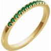 14K Gold Birthstone Stackable Ring – Natural Stones