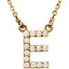 Diamond Initial Necklace