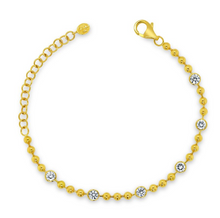  Bead Bracelet With Diamonds