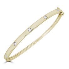  5 Diamond Bangle Bracelet