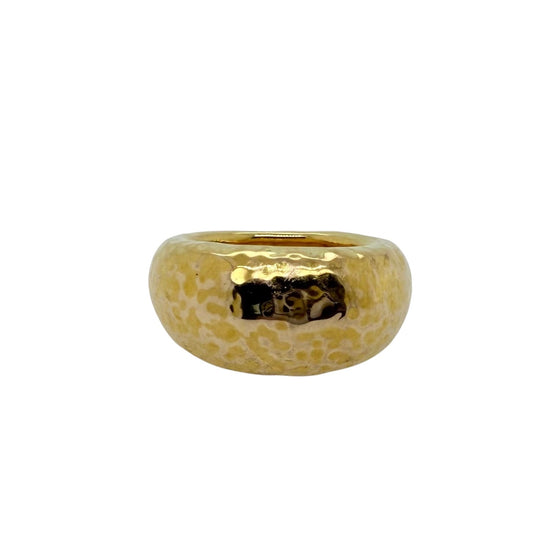 Ippolita Hammered Hollow Domed Ring