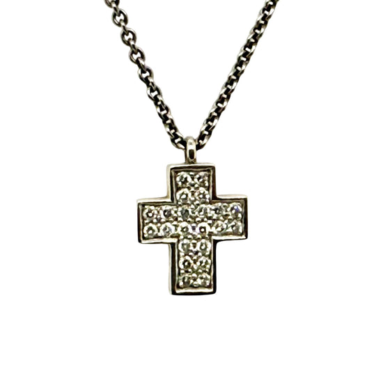 Diamond Cross Pendant by Paul Morelli