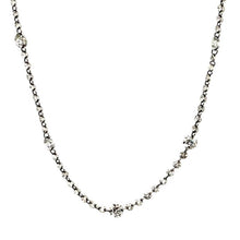  Drilled Diamond Link Necklace by Paul Morelli