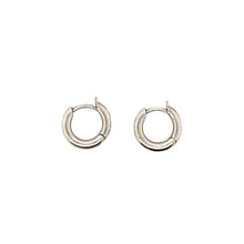  White Gold Huggie Earrings by Spinelli Kilcollin