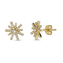  Charmed Starburst Diamond Stud Earrings