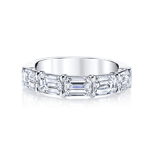  Horizontal Emerald Cut Diamond Band 1.00 ctw