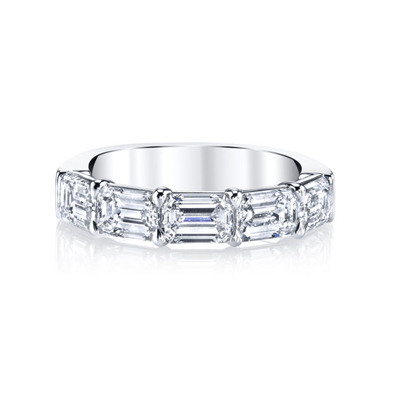 Horizontal Emerald Cut Diamond Band 1.67 ctw