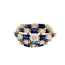  Oscar Heyman Sapphire and Diamond Ring