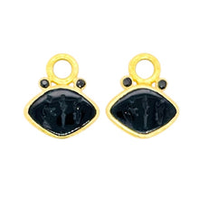  Elizabeth Locke Venetian Glass Intaglio Earring Charms