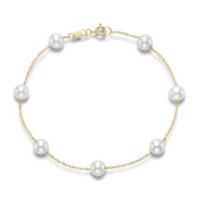  5.5-6MM Pearl Station Bracelet