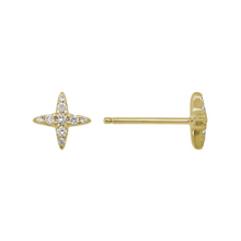  Diamond Star Stud Earrings