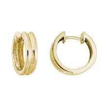  Double Rounded Huggie Hoop Earrings