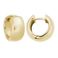  Thick Rounded Huggie Hoop Earrings