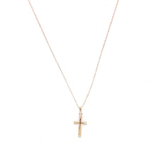  14k Yellow Gold Cross Necklace