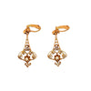 Pair of Vintage Drop Earrings with Diamonds