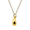 Gold Teardrop Pendant Necklace Stamped Tiffany & Co.