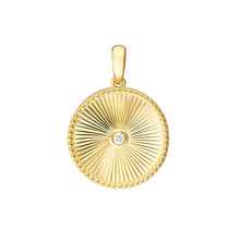  Diamond Round Radiant Pendant