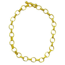  Elizabeth Locke Gold Link Necklace