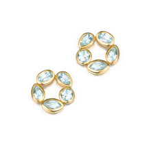  MORNING Blue Topaz Earrings