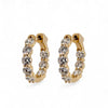 Diamond Huggie Hoop Earrings 2.67CTW