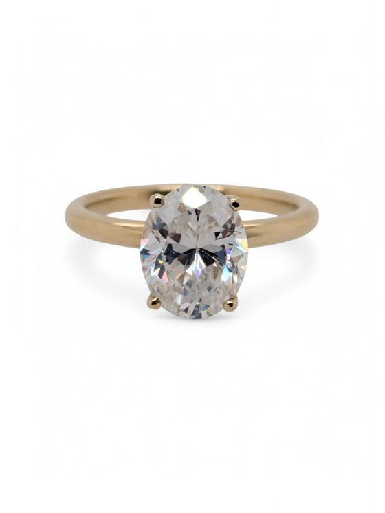 Signature Solitaire - Oval