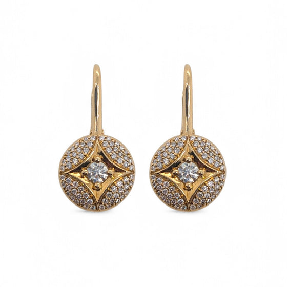 Diamond Estrella Star Drop Earrings