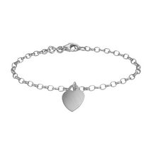  Engravable Heart Bracelet