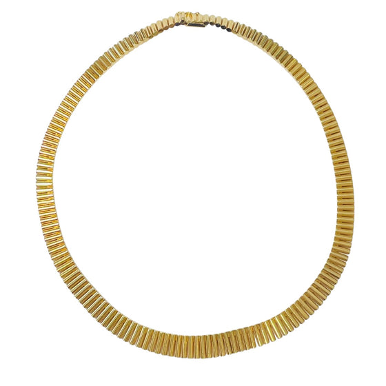 Gold Bar Link Necklace