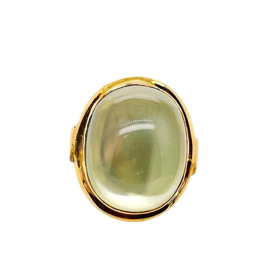 Green Moonstone Ring