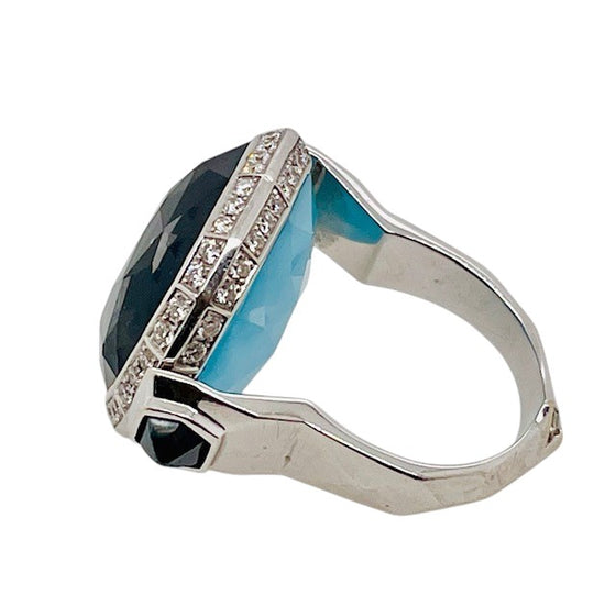 Stephen Webster Reversible "Crystal Haze" Ring with Diamonds