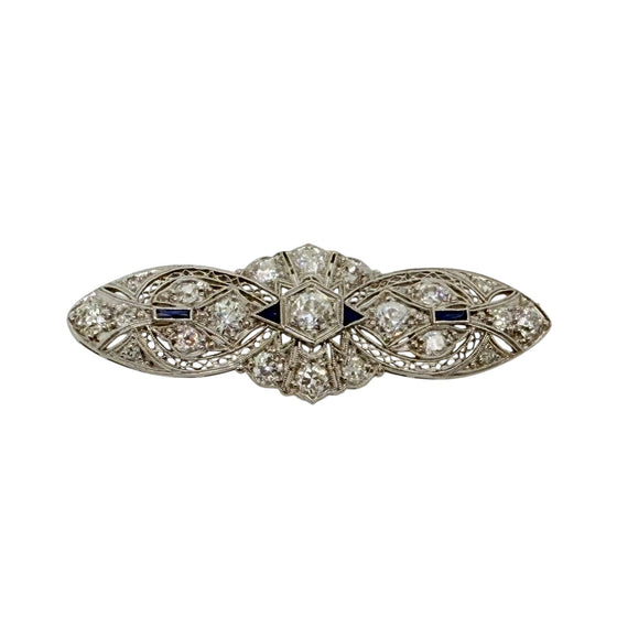 Art Deco Diamond Brooch