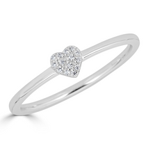  Full Heart Diamond Ring