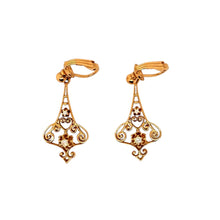  Pair of Vintage Drop Earrings with Diamonds