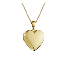  Gold Heart Locket Necklace