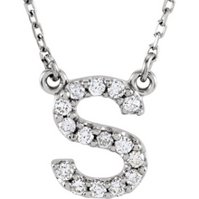  Diamond Initial Necklace