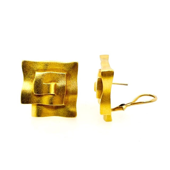 Paul Morelli Square Maze Earrings