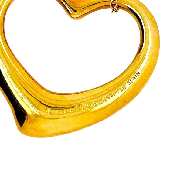 Tiffany & Co. Elsa Perreti Open Heart Pendant Necklace