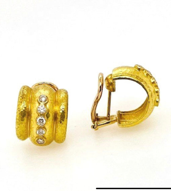 Elizabeth Locke Diamond "Amalfi" Earrings
