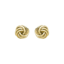  8.5mm Gold Knot Studs