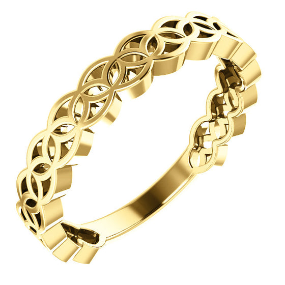 Twisted Stack Ring