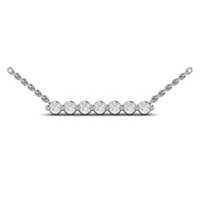  Adella Bar Necklace with Diamonds
