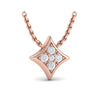 Vlora Star Diamond Cluster Pendant Necklace