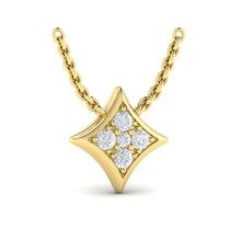  Vlora Star Diamond Cluster Pendant Necklace